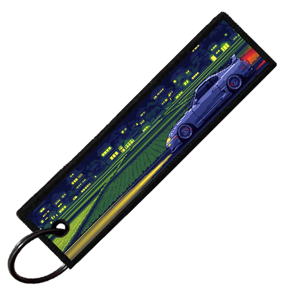 "MK4 SUPRA PIXEL SIDE PROFILES" CUSTOM KEY TAG
