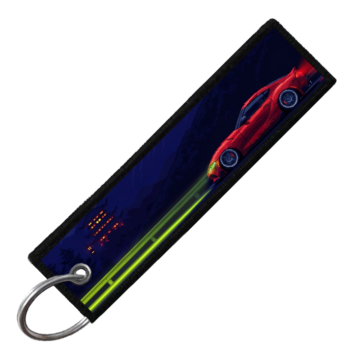 "MK5 SUPRA PIXEL SIDE PROFILES" CUSTOM KEY TAG