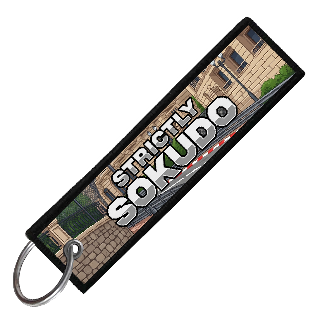 "MONACO GRAND PRIX 8-BIT TRACK" CUSTOM KEY TAG