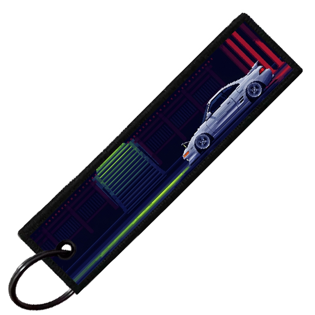 "MR2 PIXEL SIDE PROFILES" CUSTOM KEY TAG