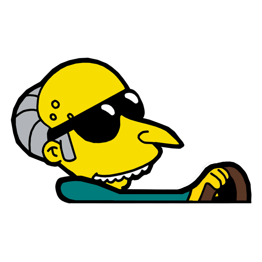 "MR BURNS" SIMPSON MOBBIN PEEKER