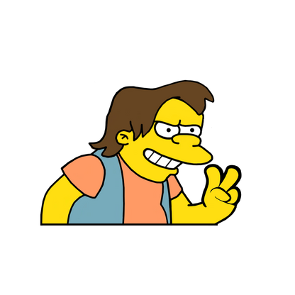 "NELSON" SIMPSON WINDOW PEEKER