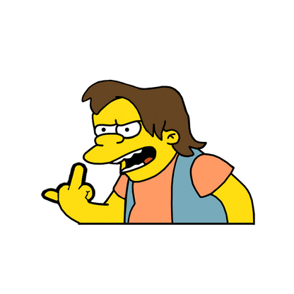 "NELSON" SIMPSON WINDOW PEEKER
