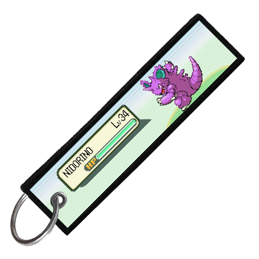 "NIDOKING BATTLE ENCOUNTER" CUSTOM KEY TAG