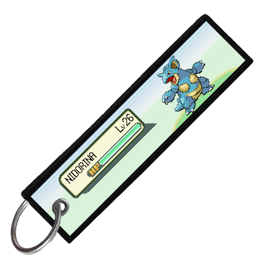 "NIDOQUEEN BATTLE ENCOUNTER" CUSTOM KEY TAG