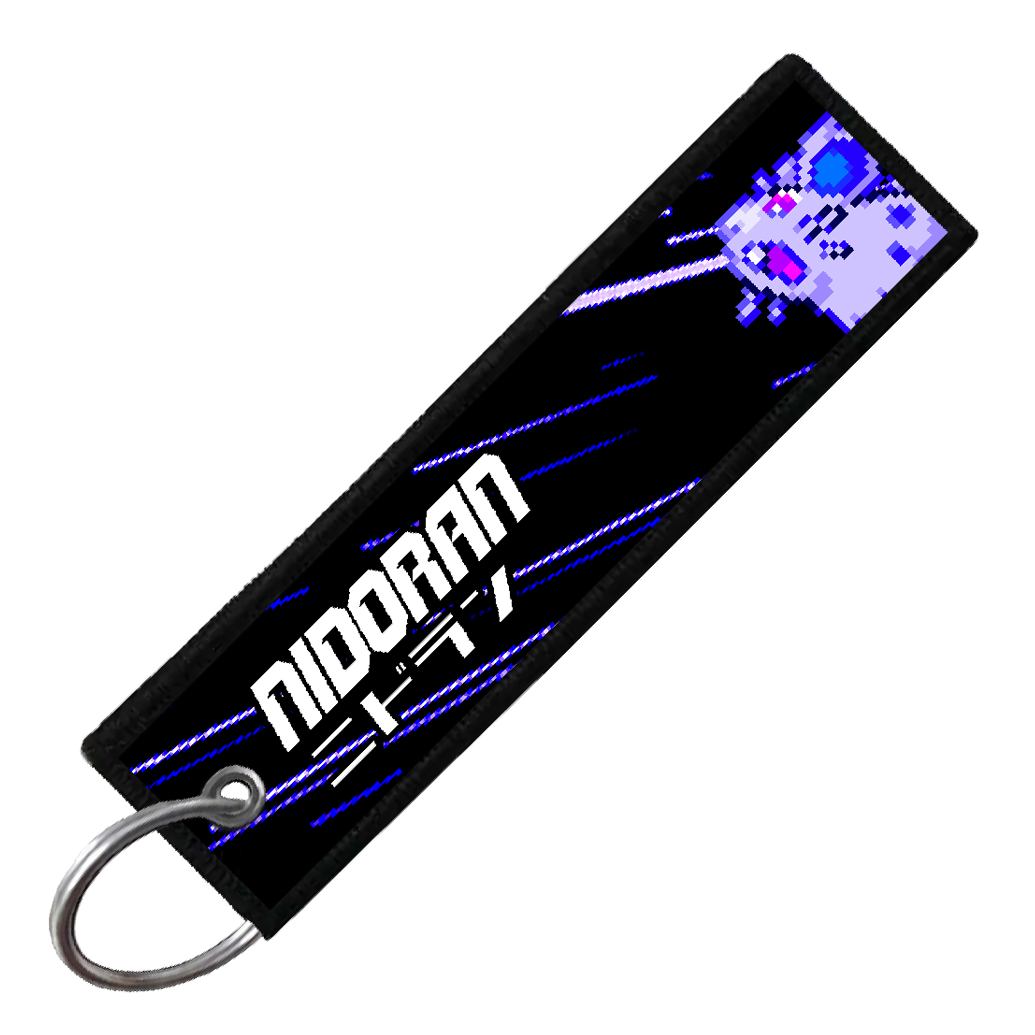 "JAPANESE NIDORAN" CUSTOM KEY TAG