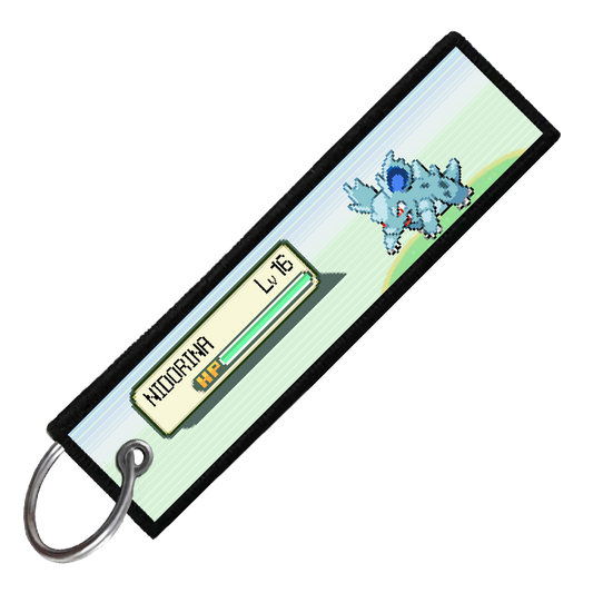 "NIDORINA BATTLE ENCOUNTER" CUSTOM KEY TAG