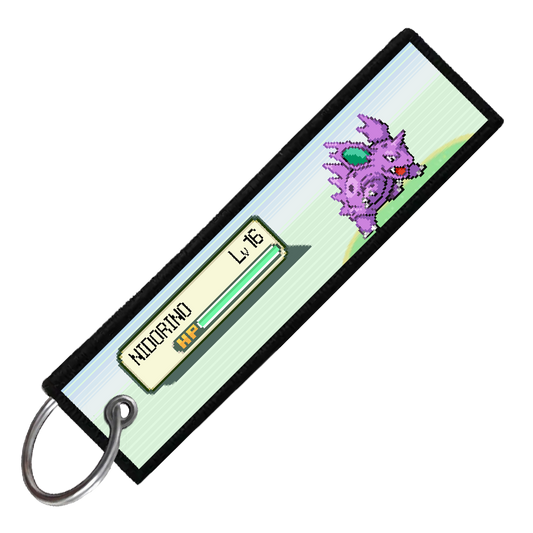 "NIDORINO BATTLE ENCOUNTER" CUSTOM KEY TAG