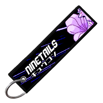 "JAPANESE NINETALES" CUSTOM KEY TAG
