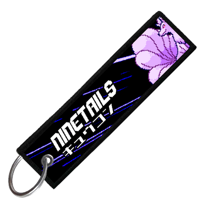 "JAPANESE NINETALES" CUSTOM KEY TAG