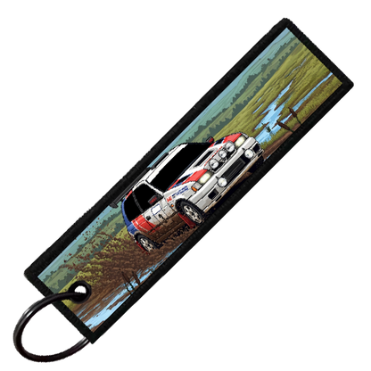 "NISSAN PULSAR 8-BIT RALLY" CUSTOM KEY TAG