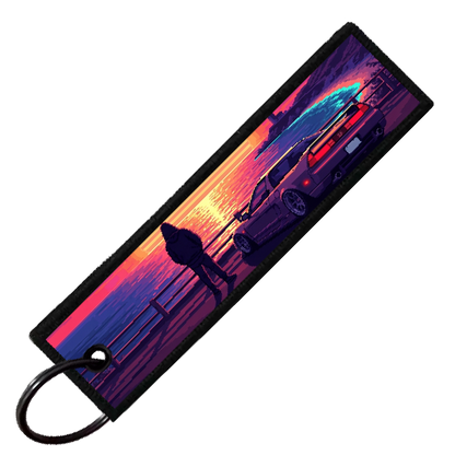 "NSX SLAMMED SUNSET" CUSTOM KEY TAG