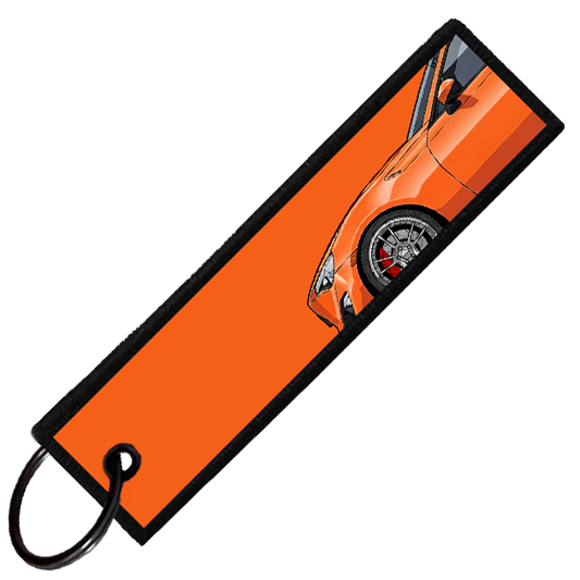 "ORANGE BRZ/86/FRS SIDE PROFILE" CUSTOM KEY TAG