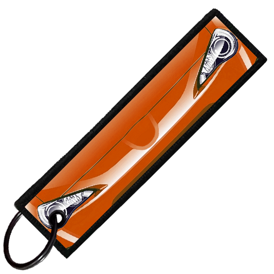 "ORANGE BRZ/86/FRS PORTRAIT" CUSTOM KEY TAG