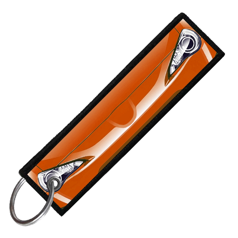 "ORANGE BRZ/86/FRS PORTRAIT" CUSTOM KEY TAG