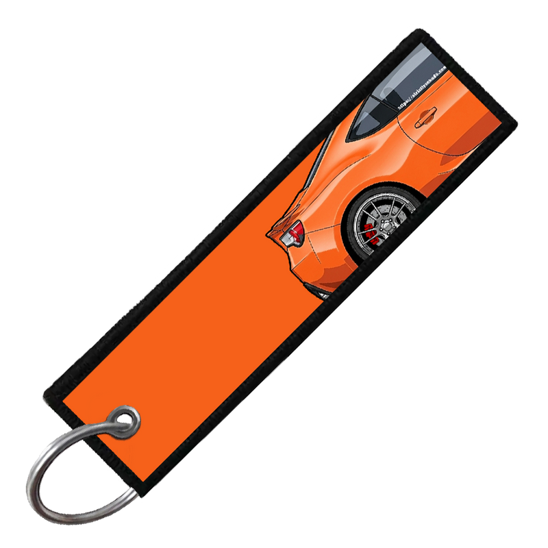"ORANGE BRZ/86/FRS SIDE PROFILE" CUSTOM KEY TAG