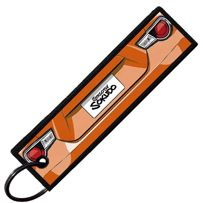 "ORANGE BRZ/86/FRS PORTRAIT" CUSTOM KEY TAG
