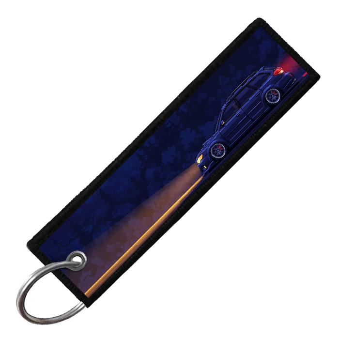 "OUTBACK PIXEL SIDE PROFILES" CUSTOM KEY TAG