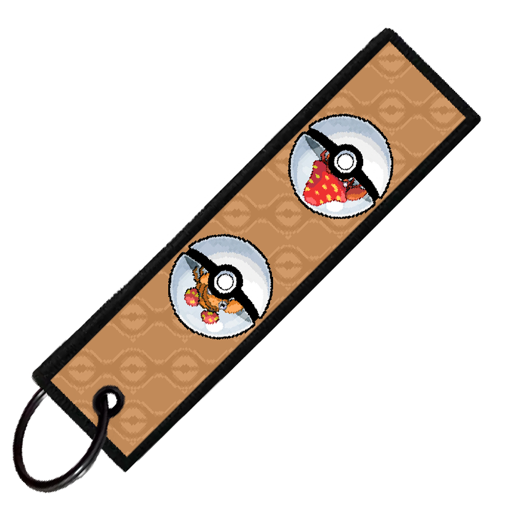 "PARAS POKEBALL EVO" CUSTOM KEY TAG