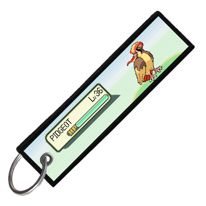 "PIDGEOT BATTLE ENCOUNTER" CUSTOM KEY TAG