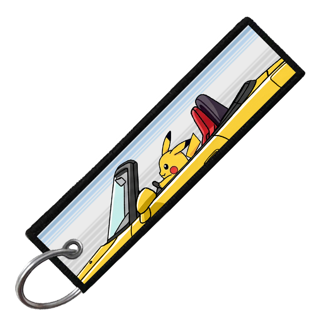 "PIKACHU CRUISER" CUSTOM KEY TAG