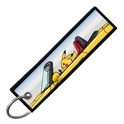 "PIKACHU CRUISER" CUSTOM KEY TAG