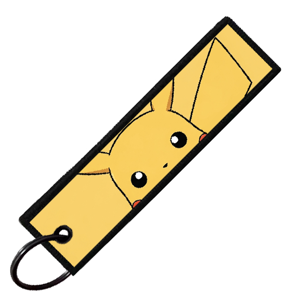 "PIKACHU PORTRAITS" CUSTOM KEY TAG