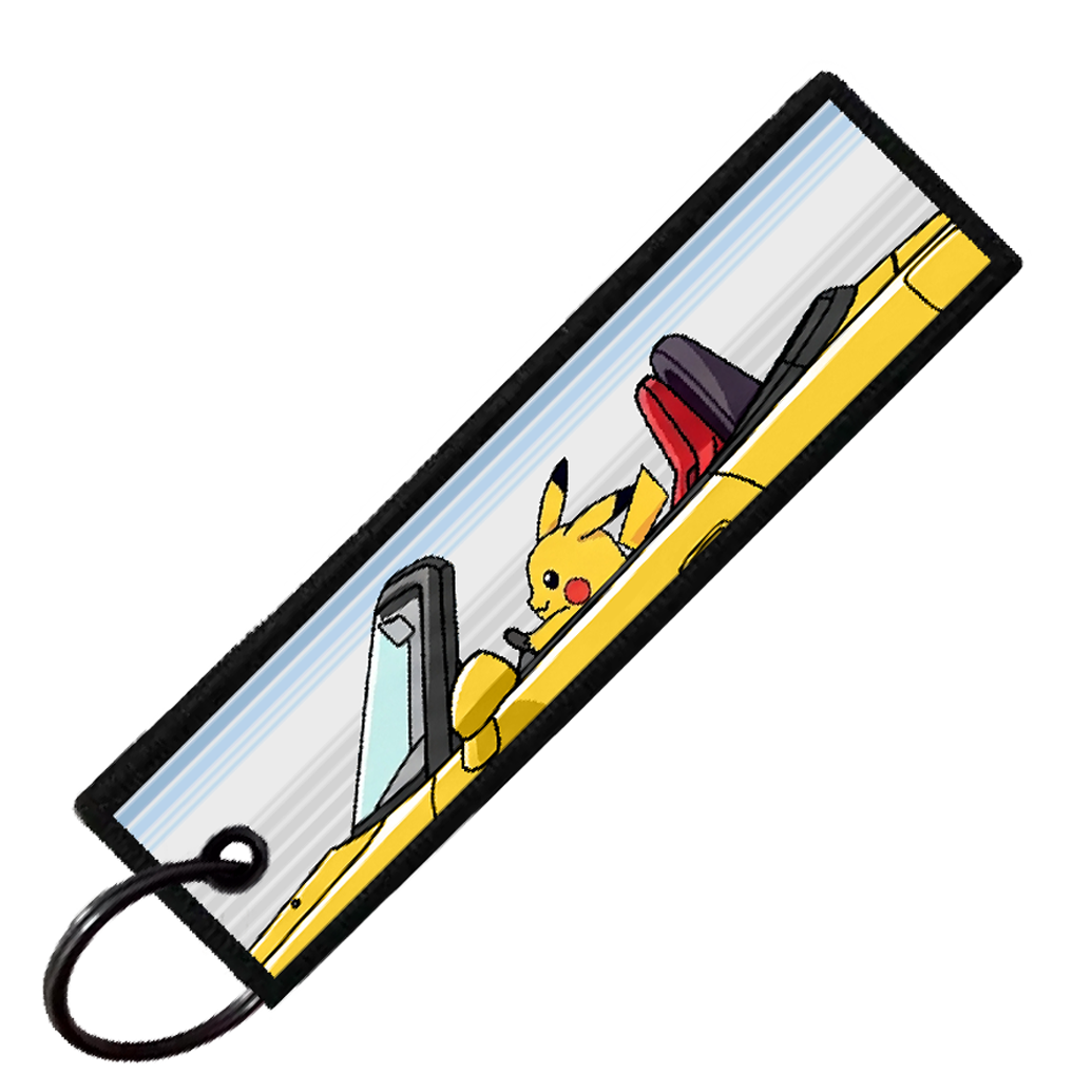 "PIKACHU CRUISER" CUSTOM KEY TAG