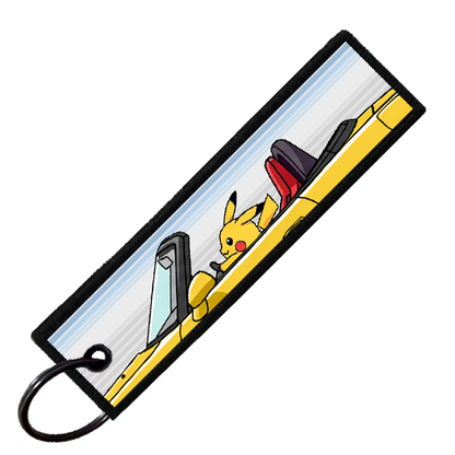 "PIKACHU CRUISER" CUSTOM KEY TAG