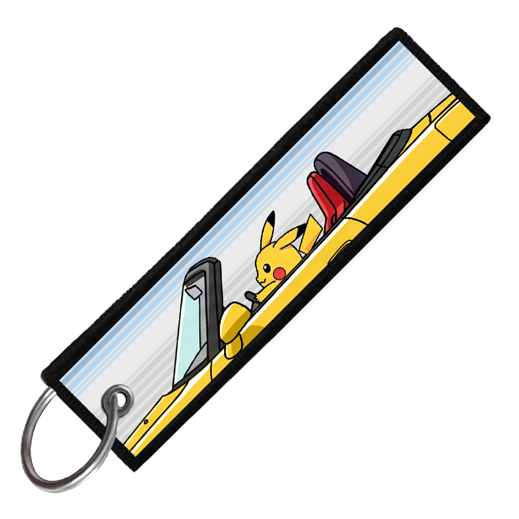 "PIKACHU CRUISER" CUSTOM KEY TAG