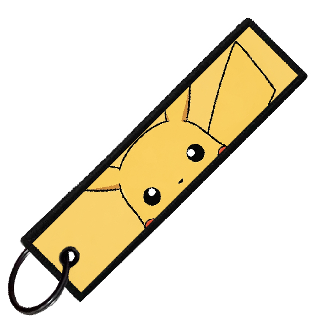 "PIKACHU PORTRAITS" CUSTOM KEY TAG