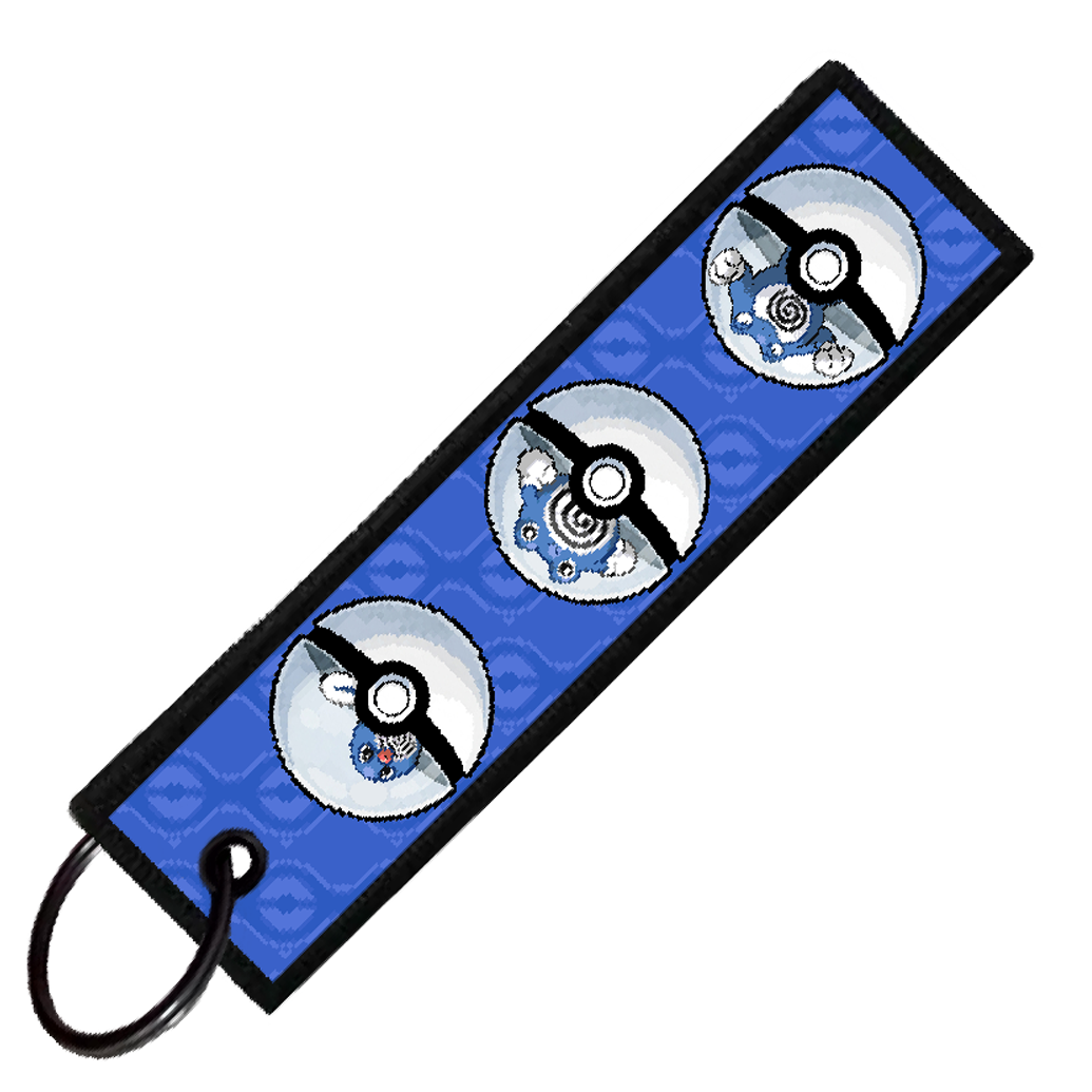 "POLIWAG POKEBALL EVO" CUSTOM KEY TAG