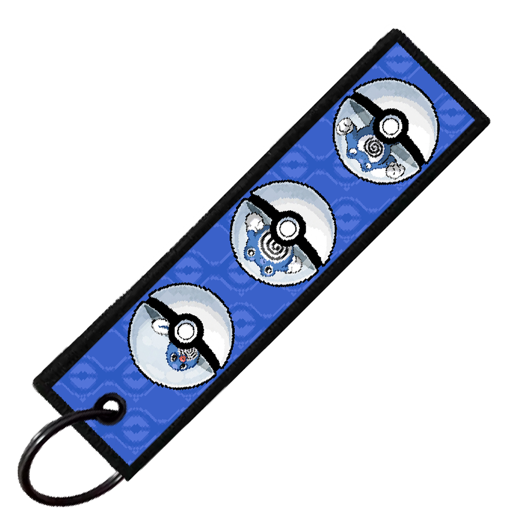 "POLIWAG POKEBALL EVO" CUSTOM KEY TAG