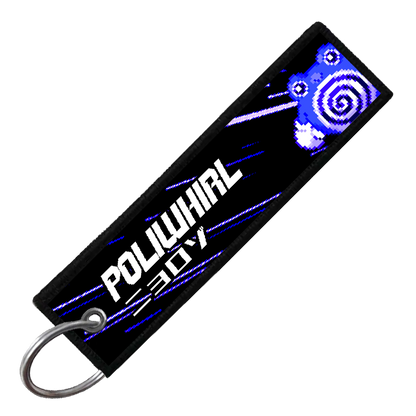 "JAPANESE POLIWHIRL" CUSTOM KEY TAG