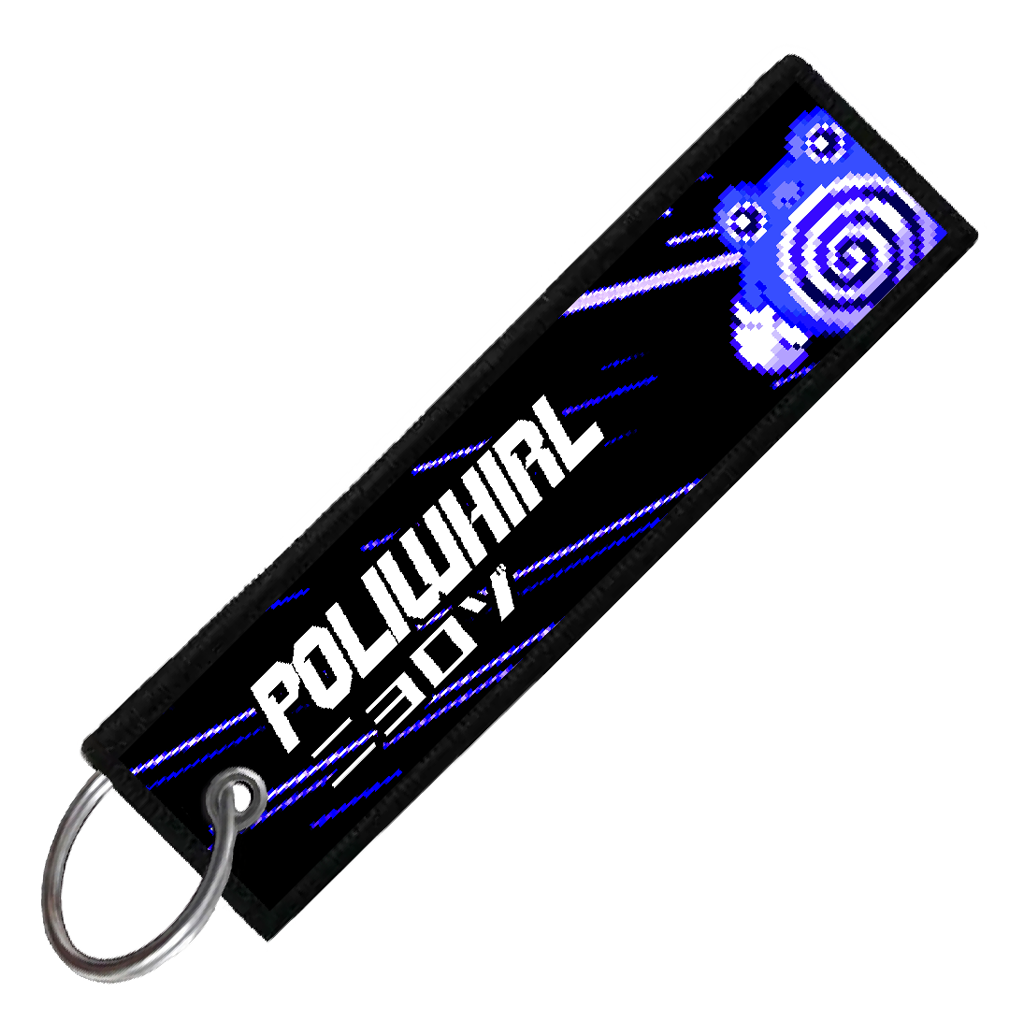 "JAPANESE POLIWHIRL" CUSTOM KEY TAG
