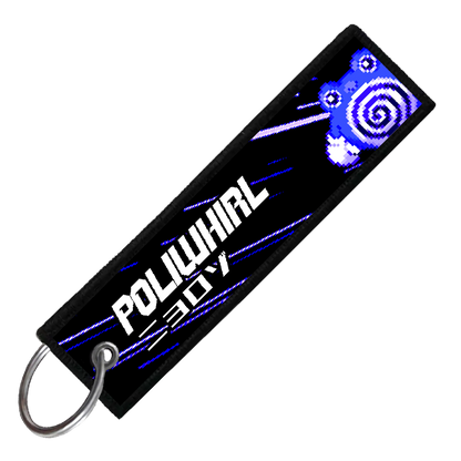 "JAPANESE POLIWHIRL" CUSTOM KEY TAG