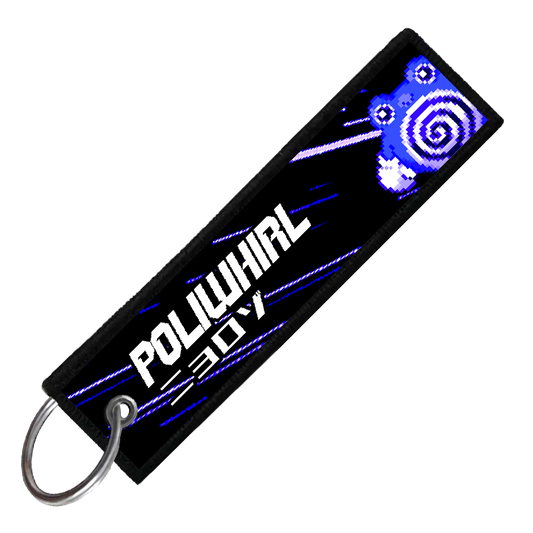 "JAPANESE POLIWHIRL" CUSTOM KEY TAG