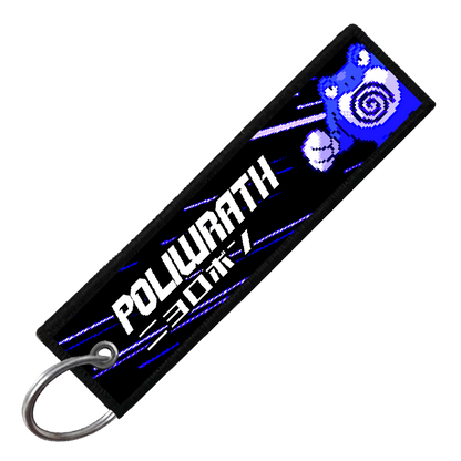 "JAPANESE POLIWRATH" CUSTOM KEY TAG