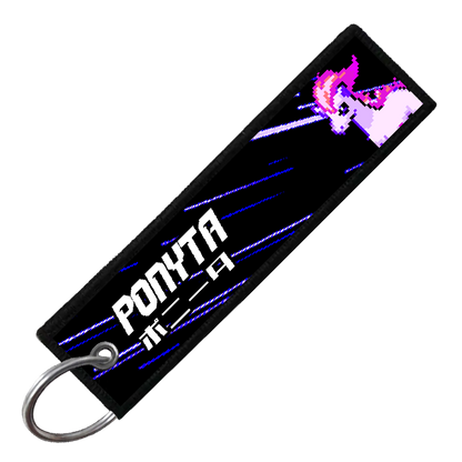 "JAPANESE PONYTA" CUSTOM KEY TAG