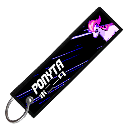 "JAPANESE PONYTA" CUSTOM KEY TAG