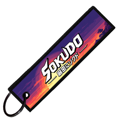 "PRELUDE SLAMMED SUNSET" CUSTOM KEY TAG