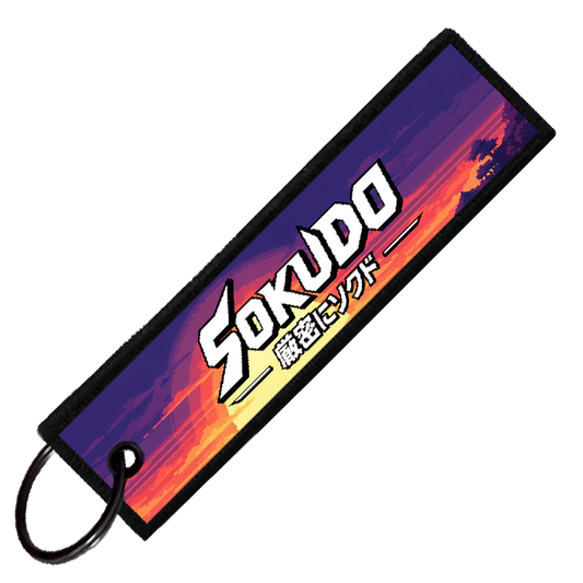 "PRELUDE SLAMMED SUNSET" CUSTOM KEY TAG