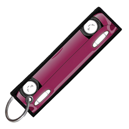 "PURPLE MIATA PORTRAIT" CUSTOM KEY TAG