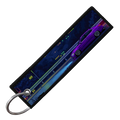 "Q50 PIXEL SIDE PROFILES" CUSTOM KEY TAG