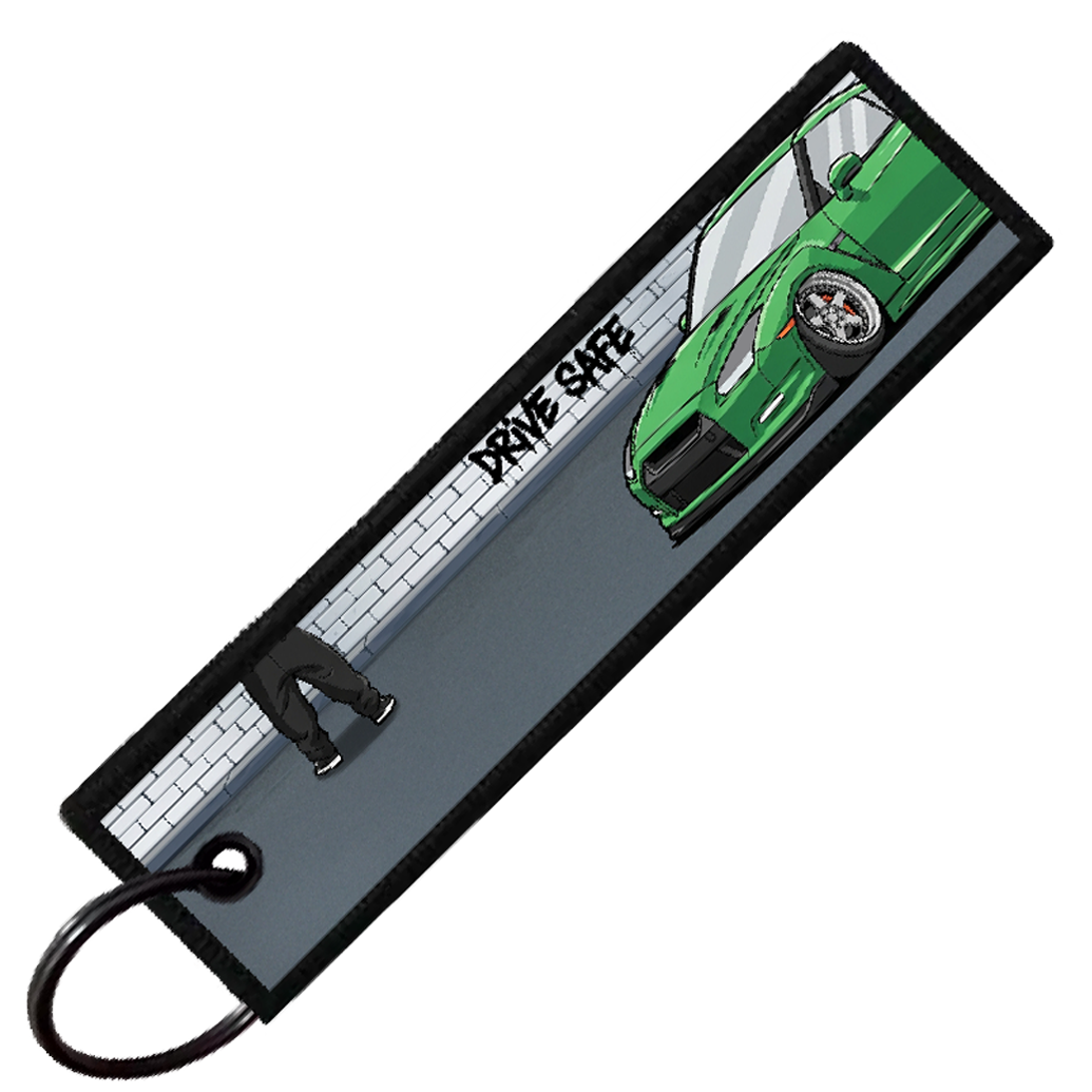 "GTR R35 TAGGED" Custom Key Tag