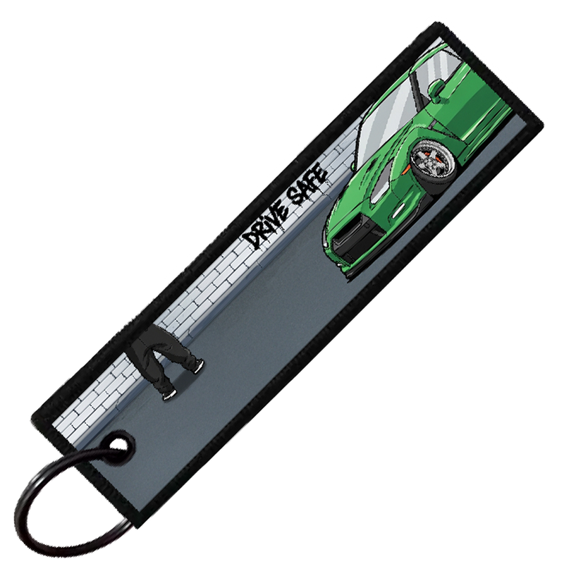 "GTR R35 TAGGED" Custom Key Tag