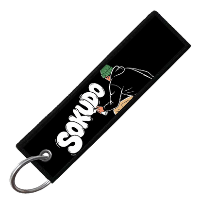 "GTR R35 GRAFFITI GARAGE" Custom Key Tag