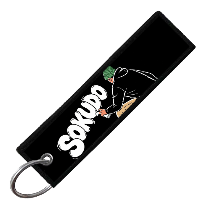 "GTR R35 GRAFFITI GARAGE" Custom Key Tag