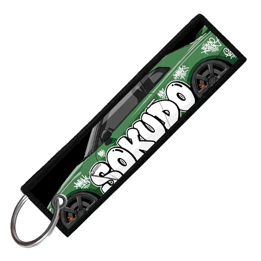 "GTR R35 GRAFFITI GARAGE" Custom Key Tag