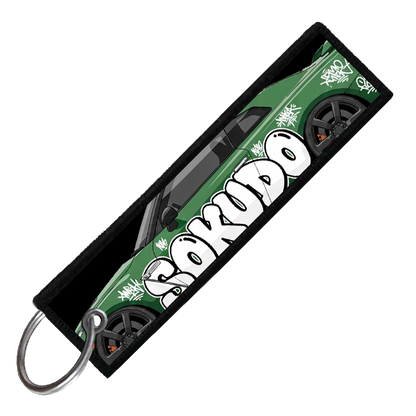 "GTR R35 GRAFFITI GARAGE" Custom Key Tag